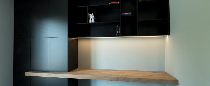 Wandkast met werkblad