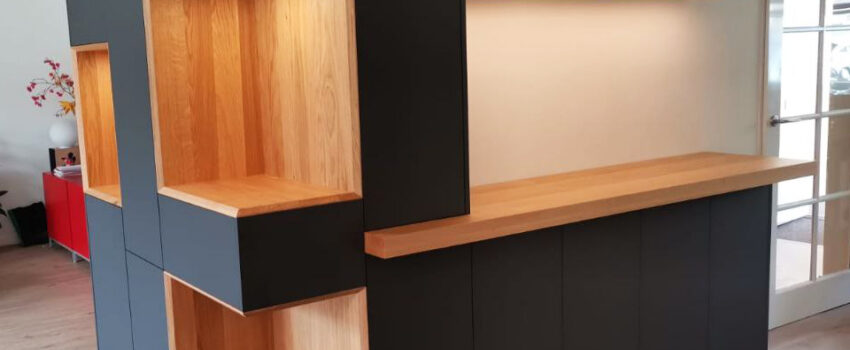 Maatwerk kastenwand – roomdivider