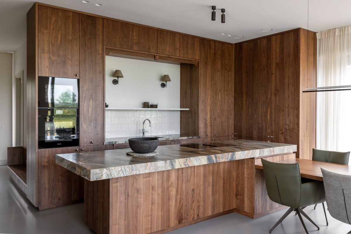 Notenhouten Keuken Op Maat Inhout 1